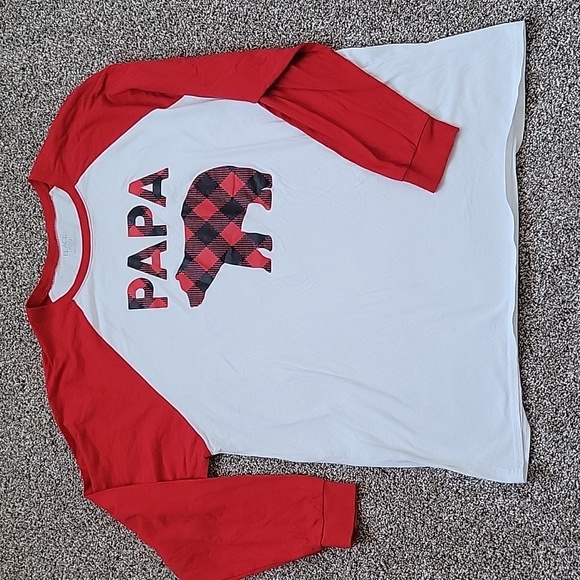 Childrens Place PAPA bear Christmas pajama set - Picture 2 of 5